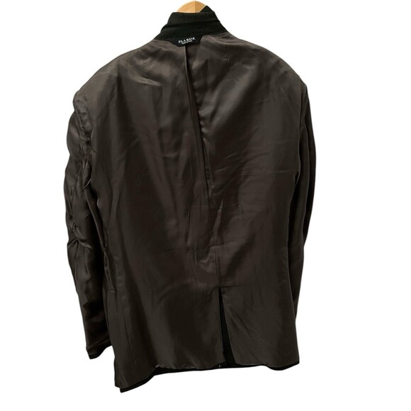 Jos A Bank Blazer Mens 43L Gray Plaid Wool Sport Coat - Picture 7 of 12